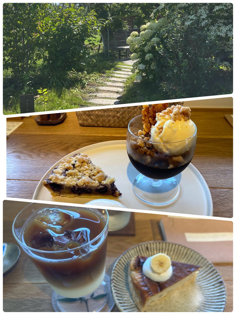 chelchuln's tweet photo. 小さな森に小さなカフェがあって、めちゃくちゃ美味しかった！ https://t.co/7guSFiQZRv