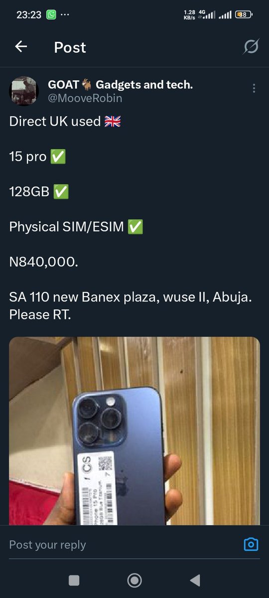MooveRobin's tweet photo. How it started vs How it's going 

Thank you for your retweets. 🙏

Off to umuahia this morning. https://t.co/ww0qV5GYsz