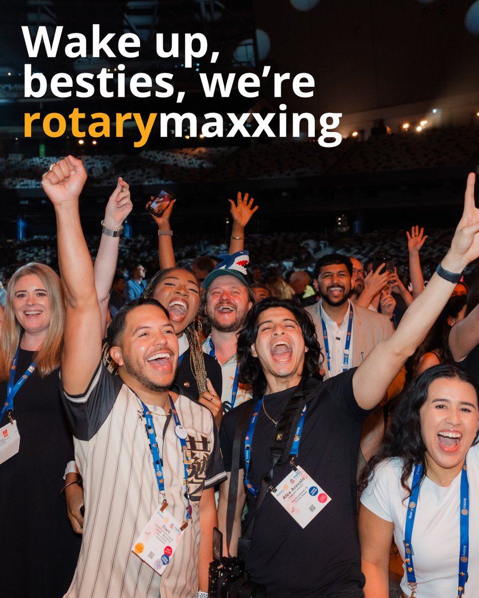 Rotary International tweet media
