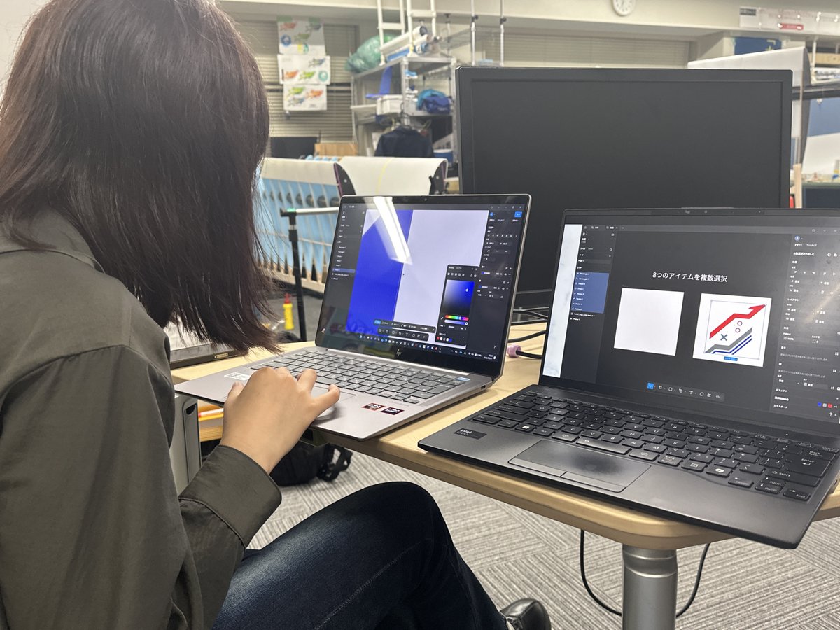 tugameproject's tweet photo. ◤ 各班勉強会紹介スタート！　#TUGC活動報告 ◢

毎週、各班の学びや活動をお届けします✨
第6弾は、「広報班」です！
—————————————————

広報班では、イベントやプロジェクトの魅力を伝えるためのデザインを学んでいます✨

現在は、
🎨 ポスター制作
💬 スタンプ・絵文字制作
📄 チラシ制作
を中心に、フォントや文字の大きさ、色彩、文章の配置、テーマに合わせたデザインなど、見やすく・伝わりやすい表現を勉強中です！

演習課題にも毎回取り組むことで、実践的な経験も積んでいます🖋️

デザイン編完了後は、続編として動画についても勉強する予定です！

これからも、より魅力が伝わる広報を目指して頑張ります🌟