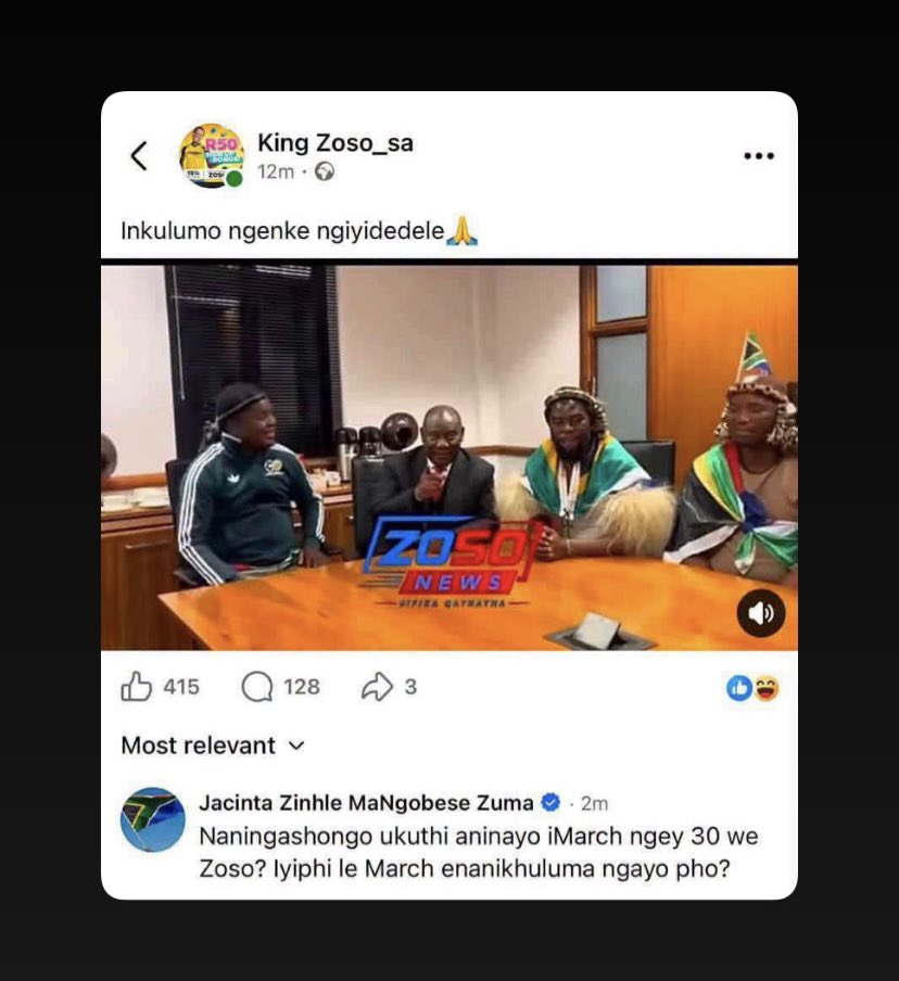 zizipho50's tweet photo. Looool on this one i’m team Jacinta, even though engithuka everyday😭😭

They really betrayed her its not even funny. Phakelumthakathi kula meeting brought all his friends (Amadoda) left her out on purpose because he did not want to be outshined. Ebefuna benguye yedwa ongathi ubhadlile phaya. 

Why not call the person who announced a March?? 

Jacinta should have released a statement that same day and distance herself from that meeting and not pretend like bakwi good speaking terms. They are snakes and she will suffer the consequences without eating the benefits they negotiated kula meeting. 🥵🥵