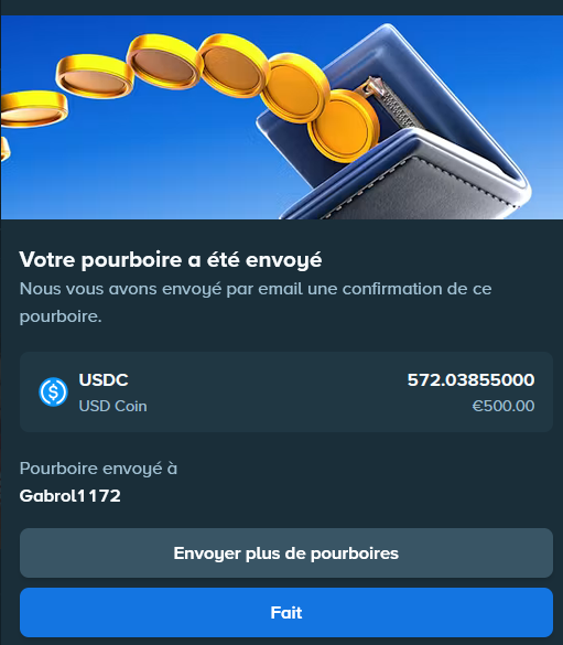 NostraaPro's tweet photo. 500€ sent ✅ https://t.co/ZNvWRzsuGZ