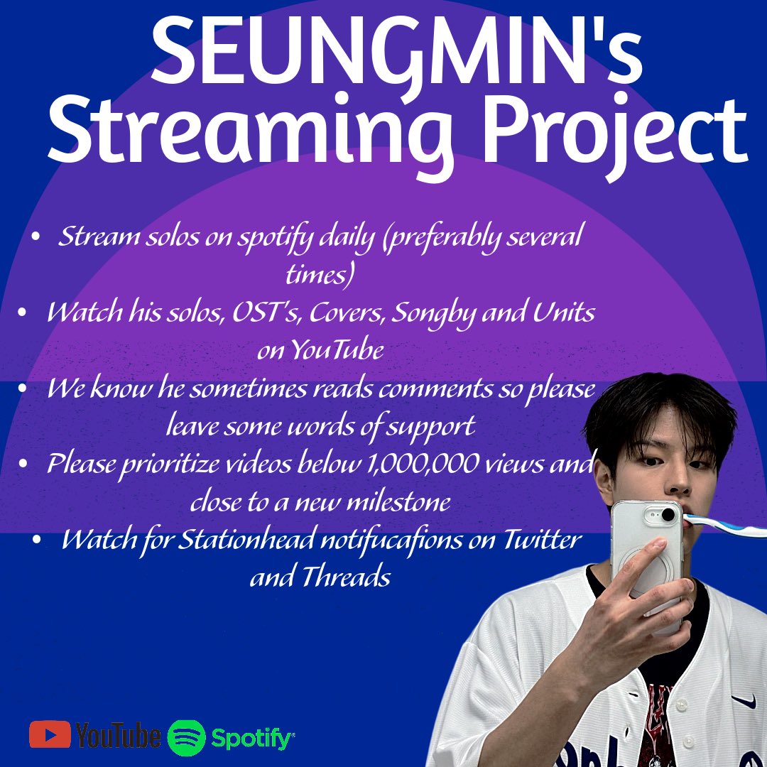0922NATION's tweet photo. Hey yall! We all know how frustrated Seungmin is and how much this set back is affecting him. 

We also know he reads comments, mentioning ‘Hold On’. Please stream and watch videos and leave him words of encouragement. Maybe he will see our support via YouTube comments. https://t.co/zqge6sksPV