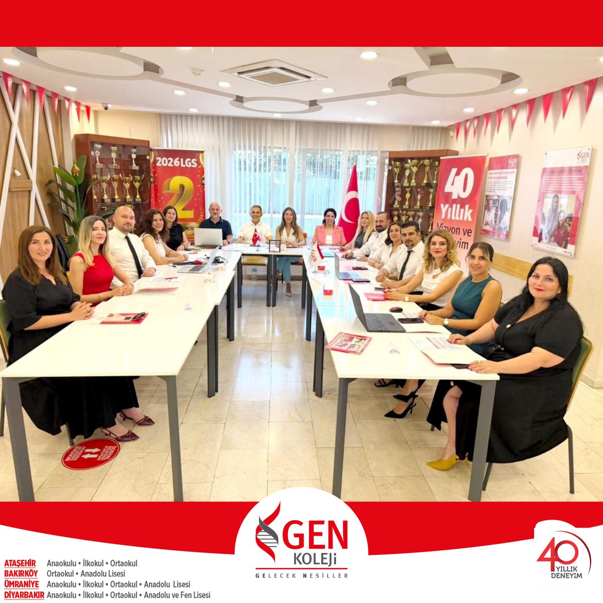 GenKoleji's tweet photo. GEN KOLEJİ YÖNETİM ZİRVESİ 2026
GEN Koleji İstanbul Kampüsleri ve Diyarbakır Kampüsü kurucuları, yöneticileri, eğitim ve yönetim koordinatörleri, okul müdürleri ve müdür yardımcıları, GEN Koleji Yönetim Zirvesi'nde bir araya geldi.

#GENKoleji #GENOkulları #YönetimZirvesi https://t.co/VAzL8XDzXp