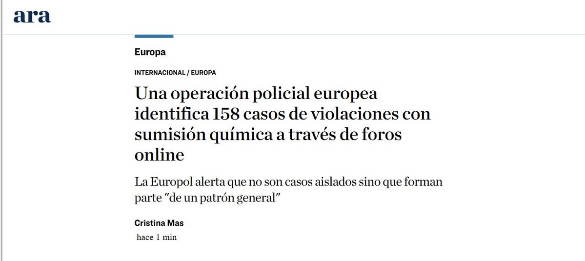 feministes_cat's tweet photo. Operació Medusa: 
‼️158 violacions per submissió química
‼️57 detinguts
‼️274 casos més sota investigació
‼️Xarxes de fòrums on es coordinen, comparteixen mètodes i es normalitzen.
Ho diu Europol, no cap feminista "exagerada": no són casos aïllats, és "un patró de conducta organitzada i interconnectada".
El "not all men" ja fa temps que no s'aguanta per enlloc
#violenciasexual #violenciamasclista #FARTES