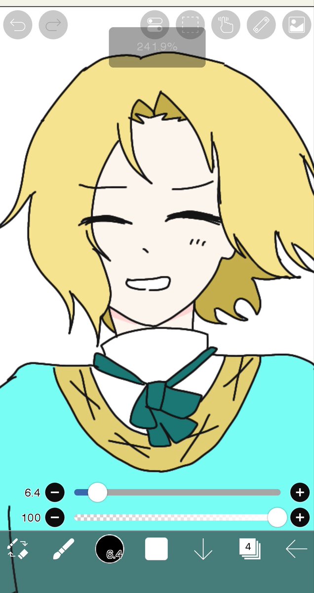 chiricya_bf's tweet photo. ボヌ誕進捗
ボヌフォワにさせたい好きな顔描いたけど映るの0.2秒だから見て♪ https://t.co/1NK7UTJgW0