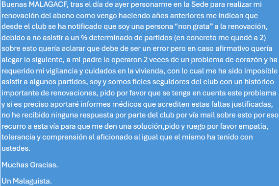 JMFR96's tweet photo. @MalagaCF @J_A_Beltran_ @AsesorMCF @jeketiezo @Larrubismo @mediavida5 @MCFsider @Morgan_Mlg @morodelsur
Por si pueden ayudarme por favor https://t.co/O62X15DTIQ