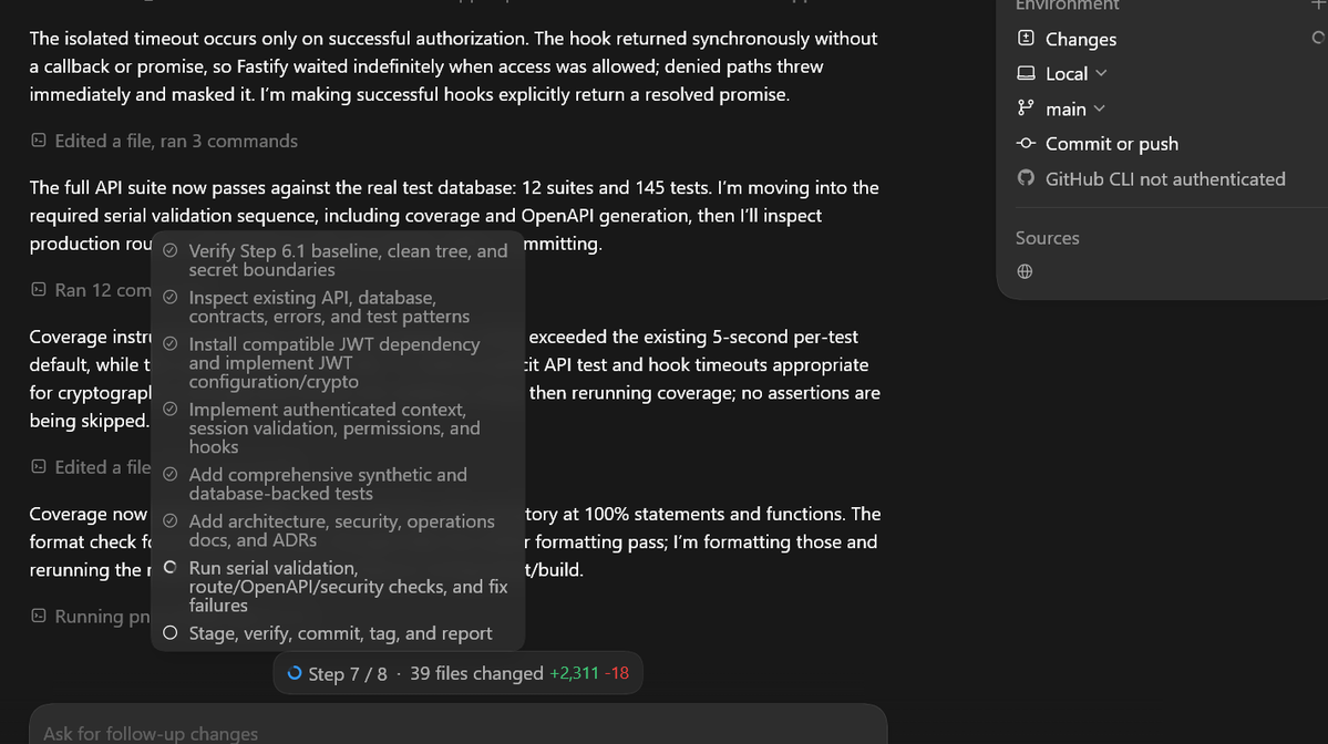 3mroMagdy's tweet photo. Codex is getting better. https://t.co/rQqKUKsf8n