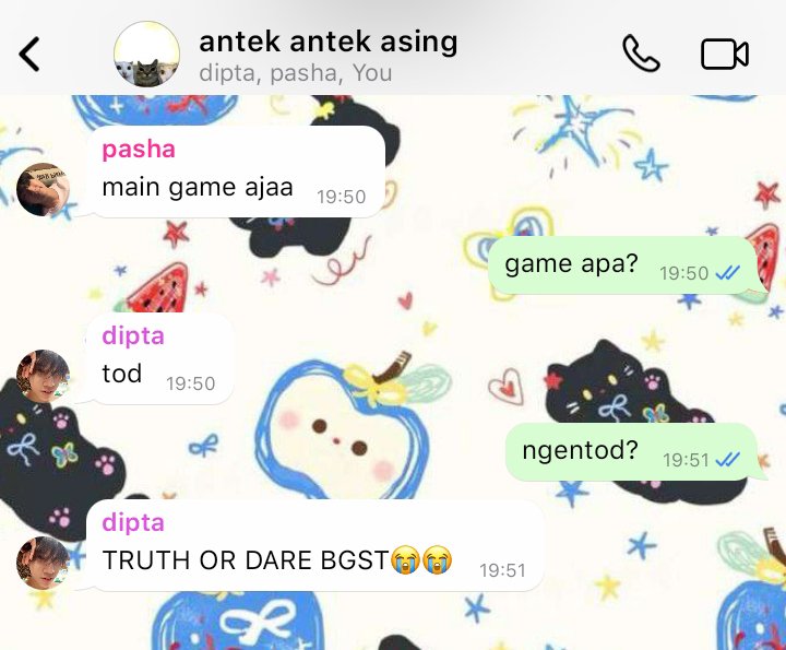 nalapertht's tweet photo. #perthsanta prompt au
—dare you to love me

:niatnya hanya menyelesaikan taruhan truth or dare yang tak penting, namun senja keliru. permainan itu justru menjadi benang merah yang mengikatnya dengan paskal—pria yang paling mustahil untuk singgah di dunianya.
#paskalsenja world https://t.co/DUm8cc6zJC