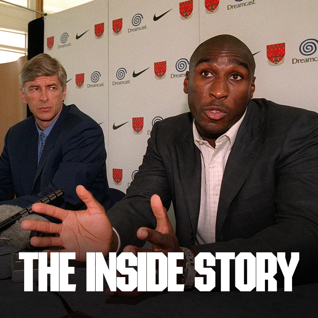 Arsenal's tweet photo. 💬 "There were gasps when he walked in!"

The inside story of Sol Campbell's arrival 25 years ago today 👇