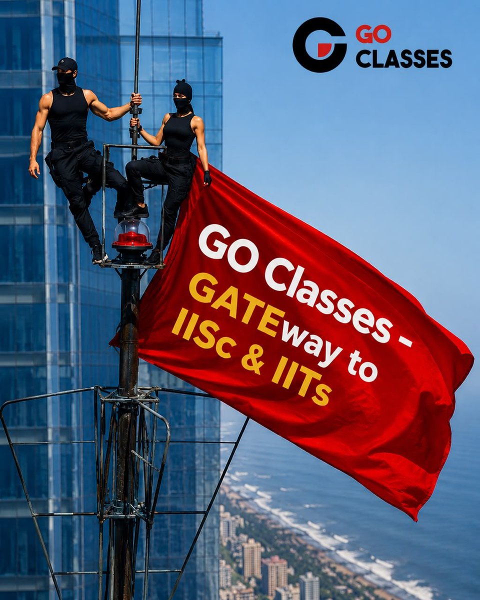 DeepakkPoonia's tweet photo. Propose nahi... Preparation kar lo. 📚
Pahle AIR, fir PAIR.. ❤️
GATE ka proposal sirf GO Classes ke saath. 😉
🚀 Join the GO Classes GATE CS/DA Complete Course and start your preparation today:
🌐https://t.co/s670z6qwI9
#goclasses #gatecs #gateda
#gatepreparation #gateexam https://t.co/7VLzi80WAy
