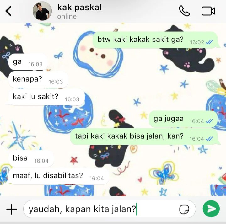 nalapertht's tweet photo. #perthsanta prompt au
—dare you to love me

:niatnya hanya menyelesaikan taruhan truth or dare yang tak penting, namun senja keliru. permainan itu justru menjadi benang merah yang mengikatnya dengan paskal—pria yang paling mustahil untuk singgah di dunianya.
#paskalsenja world https://t.co/DUm8cc6zJC