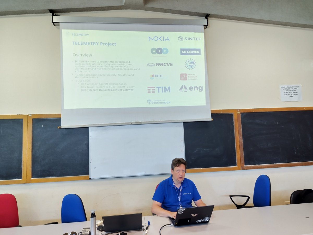 TELEMETRY_EU's tweet photo. 🎤 Research Spotlight | #LIFESEC2026

Joerg Abendroth presented:

“On Feasibility of Network-Based Firmware Change Detection”

Co-authored by Joerg Abendroth, Martin G. Jaatun, Manuel Leone &amp; Egil.

#SmartComp2026 #CyberSecurity #FirmwareSecurity #TELEMETRY_eu https://t.co/8QZbaXJuaW