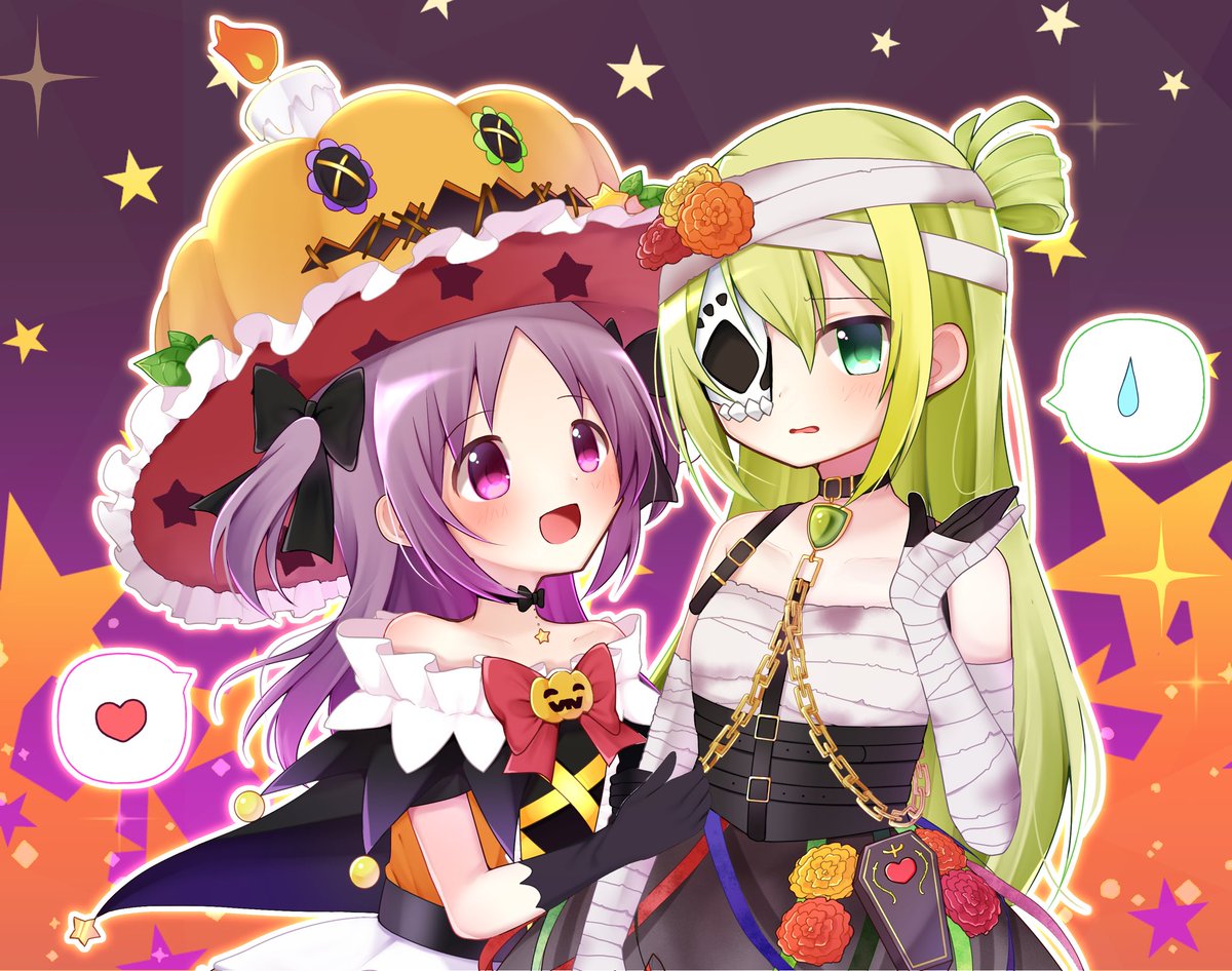 happy_candy_ooo's tweet photo. skebリクエストでハロウィンアリかりを描かせていただきました！🎃✨️ https://t.co/akhnxTMjPw