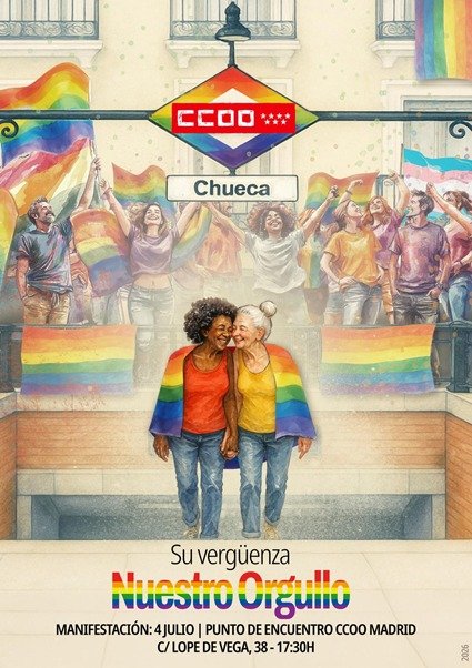 ccoo_aytogetafe's tweet photo. Reivindicamos:
Aplicación efectiva de las medidas LGTBI.
Protocolos frente al acoso y la discriminación.
Protocolos de acompañamiento a personas trans.
Formación para las plantillas.
Entornos laborales seguros.
Tolerancia cero frente conducta discriminatoria. https://t.co/MYtQQg8KZ4