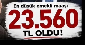 sadoksgn's tweet photo. AÇLIK SINIRI                            36 000 LİRA
EN DÜŞÜK EMEKLİ MAAŞI 23 560 LİRA

EMEKLİ YİNE AÇ KALDI.

#EmekliMaaşınaBrandaYetmez https://t.co/BGfDfqYETT