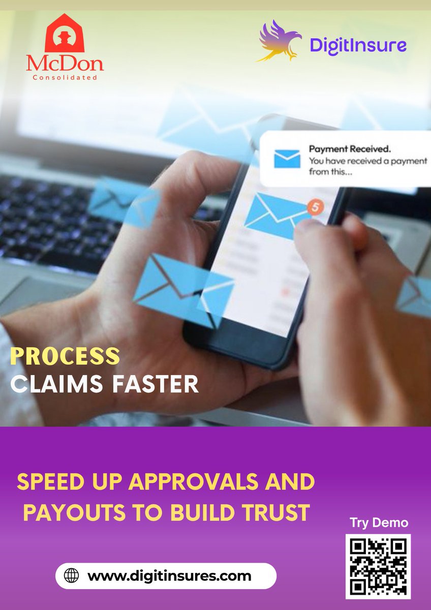 themcdonn's tweet photo. Approve Faster, Earn Loyalty, Speed isn’t just efficiency, it’s the foundation of trust.

Demo Link: https://t.co/hO2abbrWMB

#Mcdon #digitinsure #RevenueGrowth #CustomerRetention #InsurTech #DigitalTransformation #SmartSolutions #FutureOfInsurance #brokers #ntu https://t.co/1MSnaENrNy