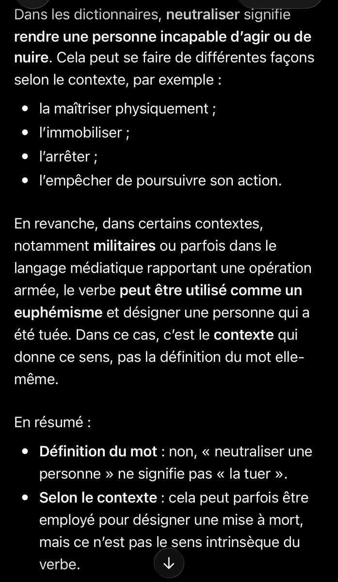 eeuuhhhhh's tweet photo. @lemad972 @realmarcel1 C’est bien de vouloir me faire passer pour un con mais encore une fois, non, neutraliser une personne ne veut pas dire tuer. Le français n’est pas donné à tout le monde, ce n’est pas grave. https://t.co/eLQrRc2tUL