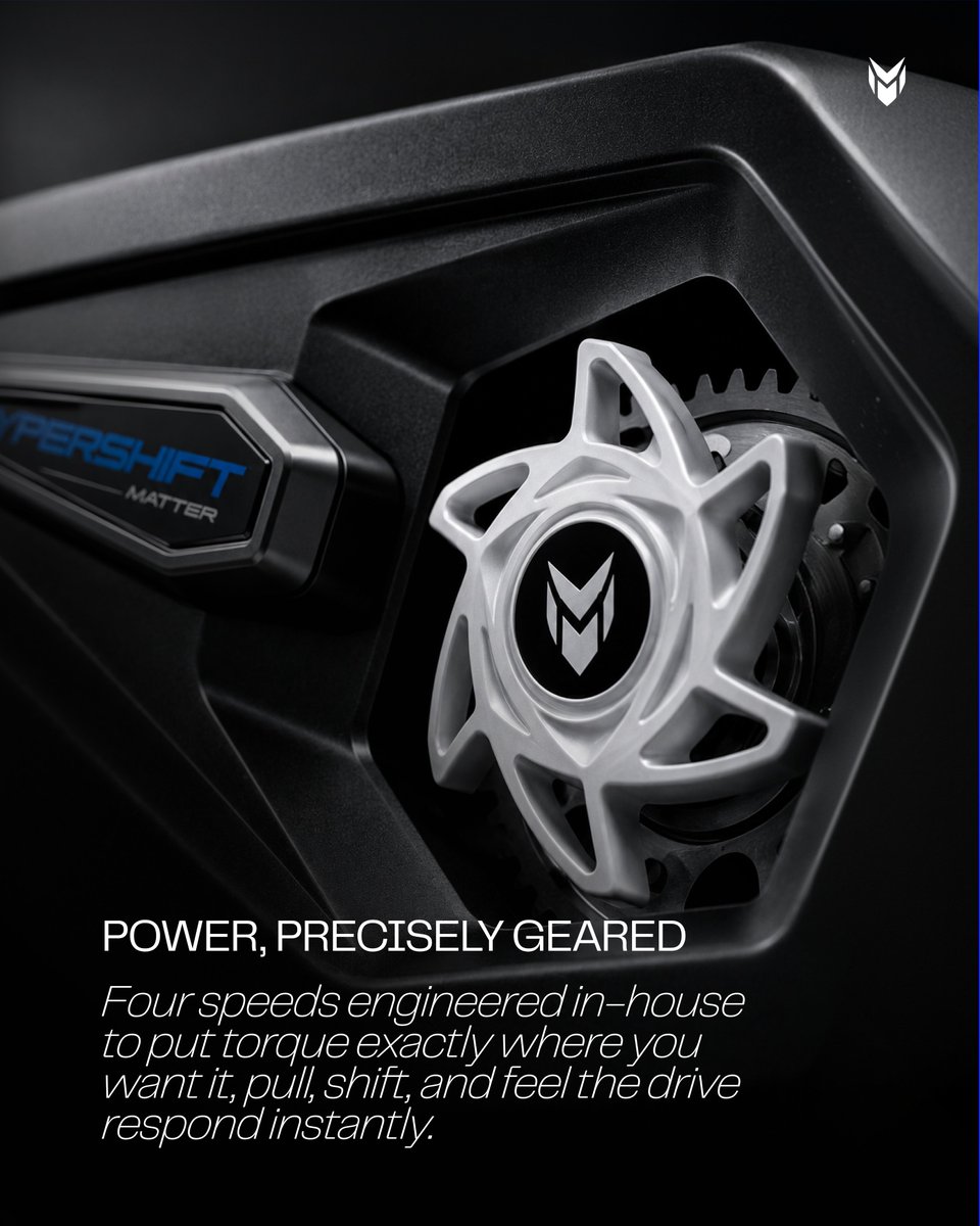 MohalLalbhai's tweet photo. The real challenge in electric motorcycles is not removing fuel. It is keeping control alive.

HYPERSHIFT is a four speed manual gearbox built for an electric motorcycle.
Torque. Timing. Rider command. Electric performance.

This is not just EV adoption.
This is Indian engineering moving up the value chain.