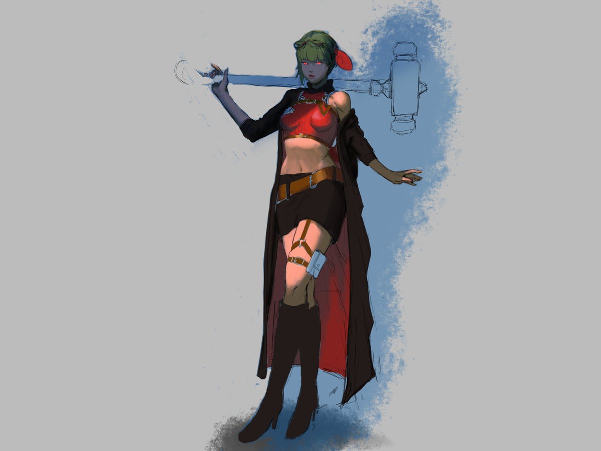hosea_44's tweet photo. decided ti do a quick color on this one :D #InKaela https://t.co/uVSPvclXTV