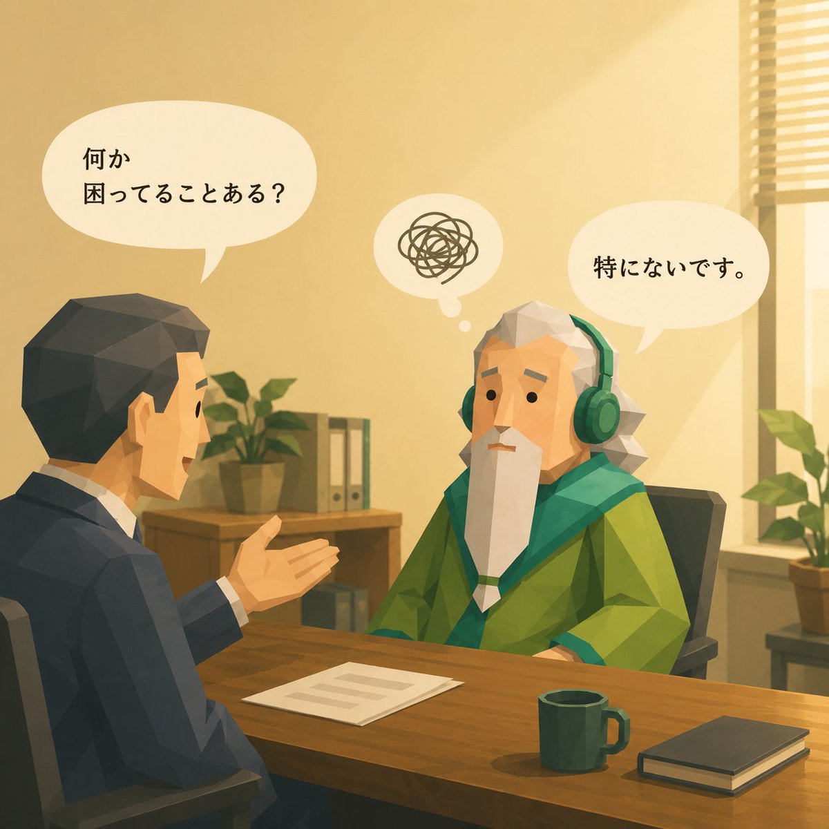 sky4690296's tweet photo. 上司に「何か困ってることある？」と聞かれたとき、INFJは内心で全項目を整理してから「特にないです」と答えます。  

本当は山ほどある。 ただ、それを言葉にする前に「言う必要があるか」「言ったらどうなるか」「相手の今の余裕は」まで考えてしまう。  

優しさなのか、遠慮なのか。自分でもよくわからないまま、「大丈夫です」と言っています。