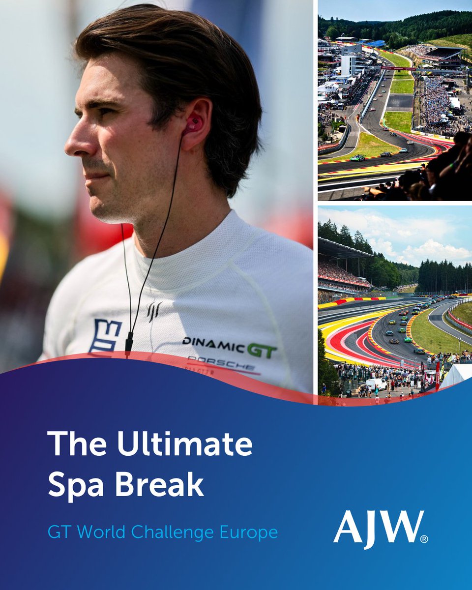 AJW_Group's tweet photo. Not That Kind of Spa... 🏁

Congratulations to Angus Whiteside on completing the legendary CrowdStrike 24 Hours of Spa last weekend - one of the most demanding and prestigious endurance races in world motorsport.

Race Highlights 👇
https://t.co/2H7Ay4KGpI

#WeAreAJW https://t.co/ED5dKtiSf6