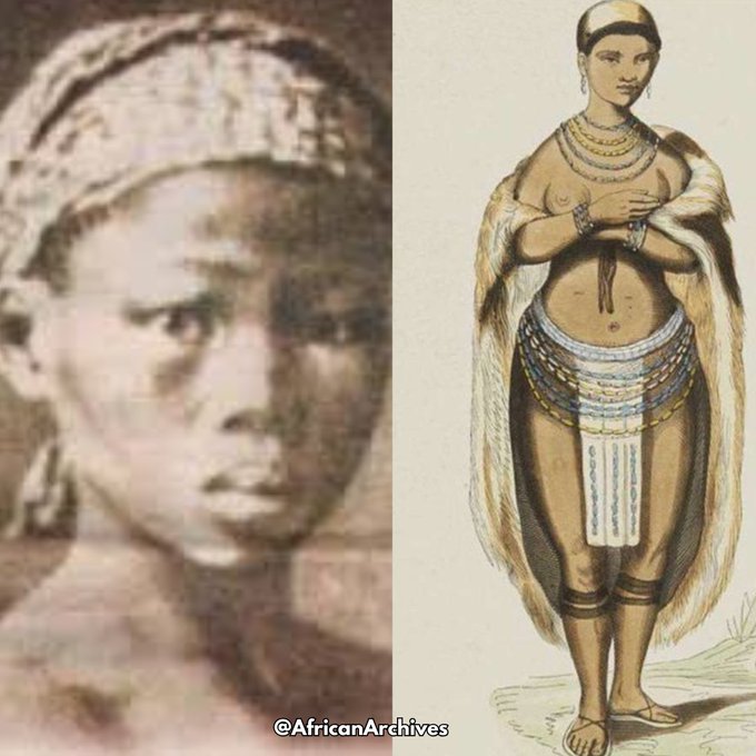 AfricanArchives's tweet photo. Krotoa, a Khoikhoi, a translator for the Dutch authorities marriage was the first recorded union between a ‘native’ and a ‘settler’ in South Africa. She was banished to Robben Island. As opposed to resisting the Dutch she tried to negotiate for peace. https://t.co/kUOTdl4mUt