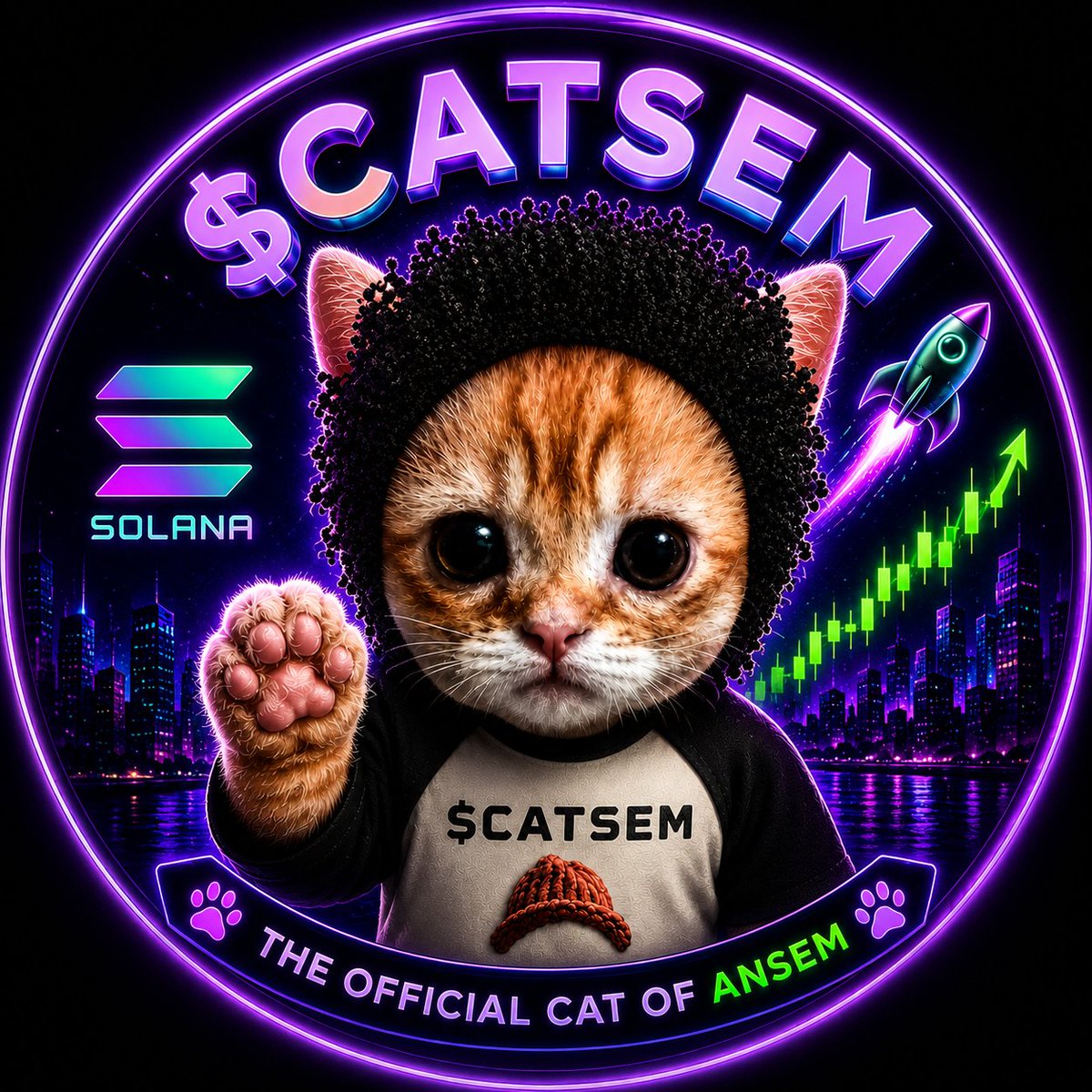 catsemsol's tweet photo. @NobleCoins I'm right here @NobleCoins . The official Ansem's Cat: $CATSEM. https://t.co/918oUmKyfd