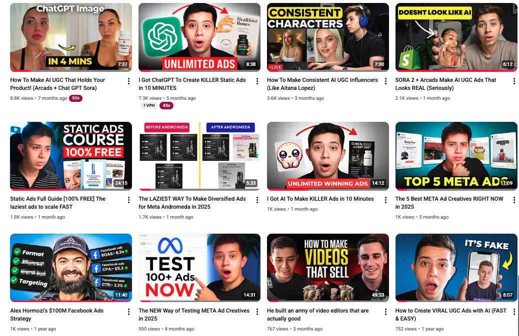 adswithcami's tweet photo. Imagine a YouTube channel that:

– Posts 2x/week
– Fixes your ugly ads with ChatGPT & memes
– Spies on what’s working in the META ad vault
– Gives away prompts that actually print money
– Makes you go: “Wait, why is no one else doing this?”

👉 Subscribe here before I get shadowbanned:
https://t.co/pT6IIhybfs