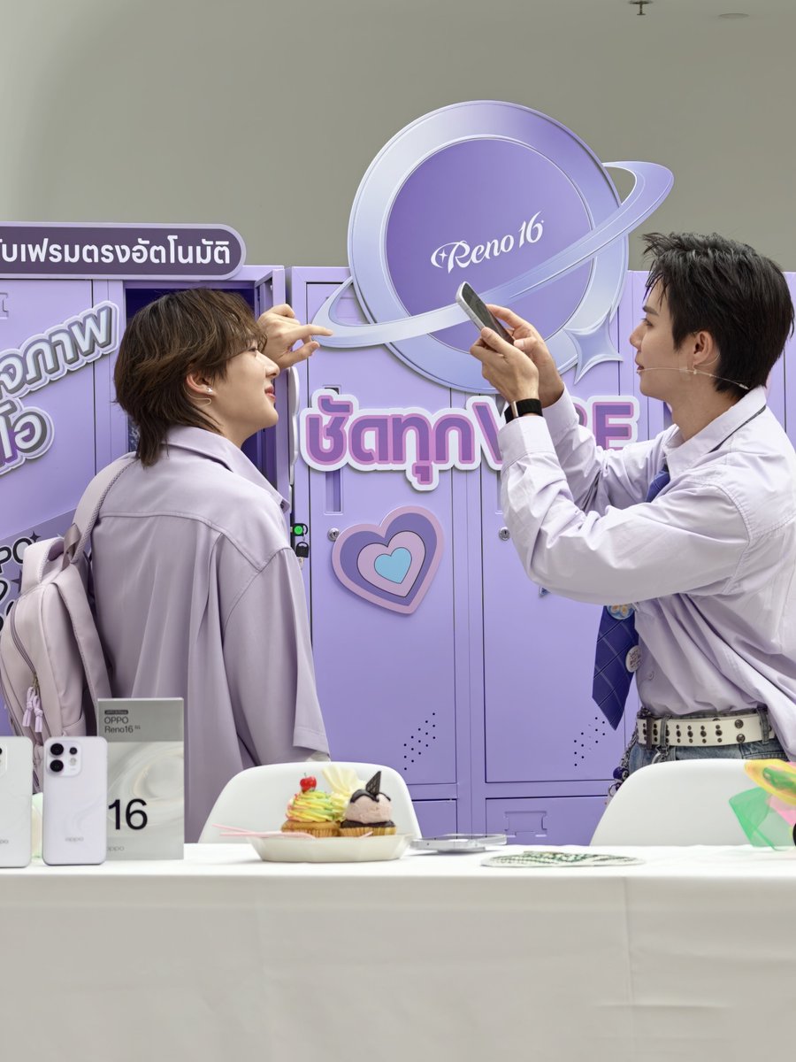 OPPOThailand's tweet photo. ฮาวทูถ่ายกล้องหลังมุมกว้าง 0.6x แบบมีลูกเล่น 🥰 : 

#Reno16SeriesTH
#Reno16SeriesTHxZeeNuNew
#เก็บทุกโมเมนต์โดดเด่นเป็นตัวเอง
#oppothailand https://t.co/6dotCAApXh