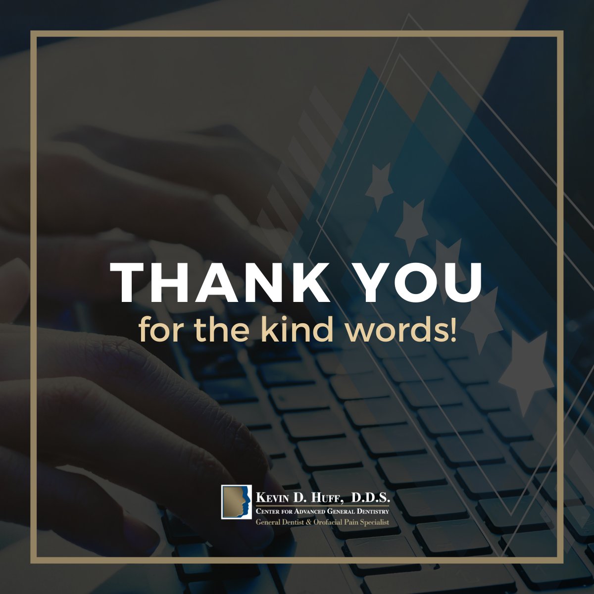 kevinhuffddsllc's tweet photo. ⭐️⭐️⭐️⭐️⭐️ “I went to Dr. Huff to get ceramic crowns and partial plates. Everyone in the office from the receptionist to the dental hygienists were so very nice and courteous...”—Randy R. https://t.co/jectfCM0z5