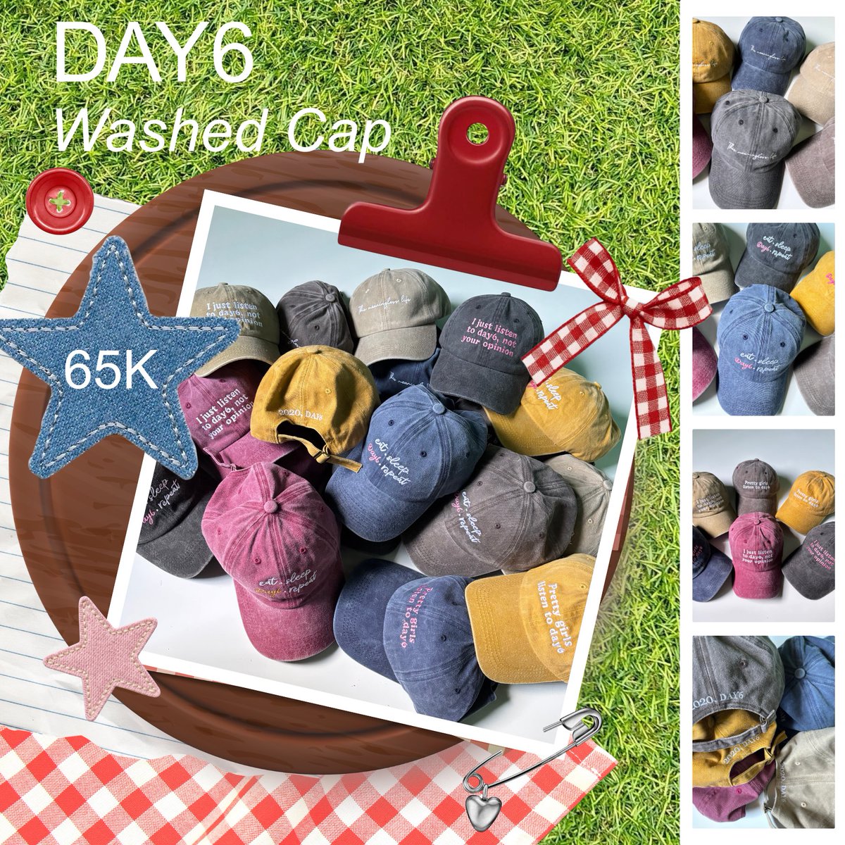 harureul_co's tweet photo. — Help RT &amp; Like

Open Pre-Order Day6 Washed Cap by @harureul_co 

Link : https://t.co/iOnOYNVTSX
(Baca form sampai selesai)

Pengiriman bisa 🍊

Close : 12 Juli 2026 https://t.co/raYjEIftGY