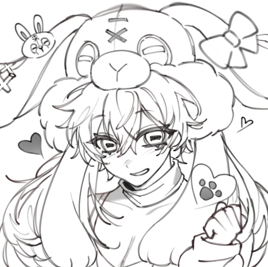 _____0am's tweet photo. น่ารักมาก อดใจไม่ไหว เดี๋ยวมาลบ (ถ้าวาดเสร็จ) https://t.co/ht3GQRkr67