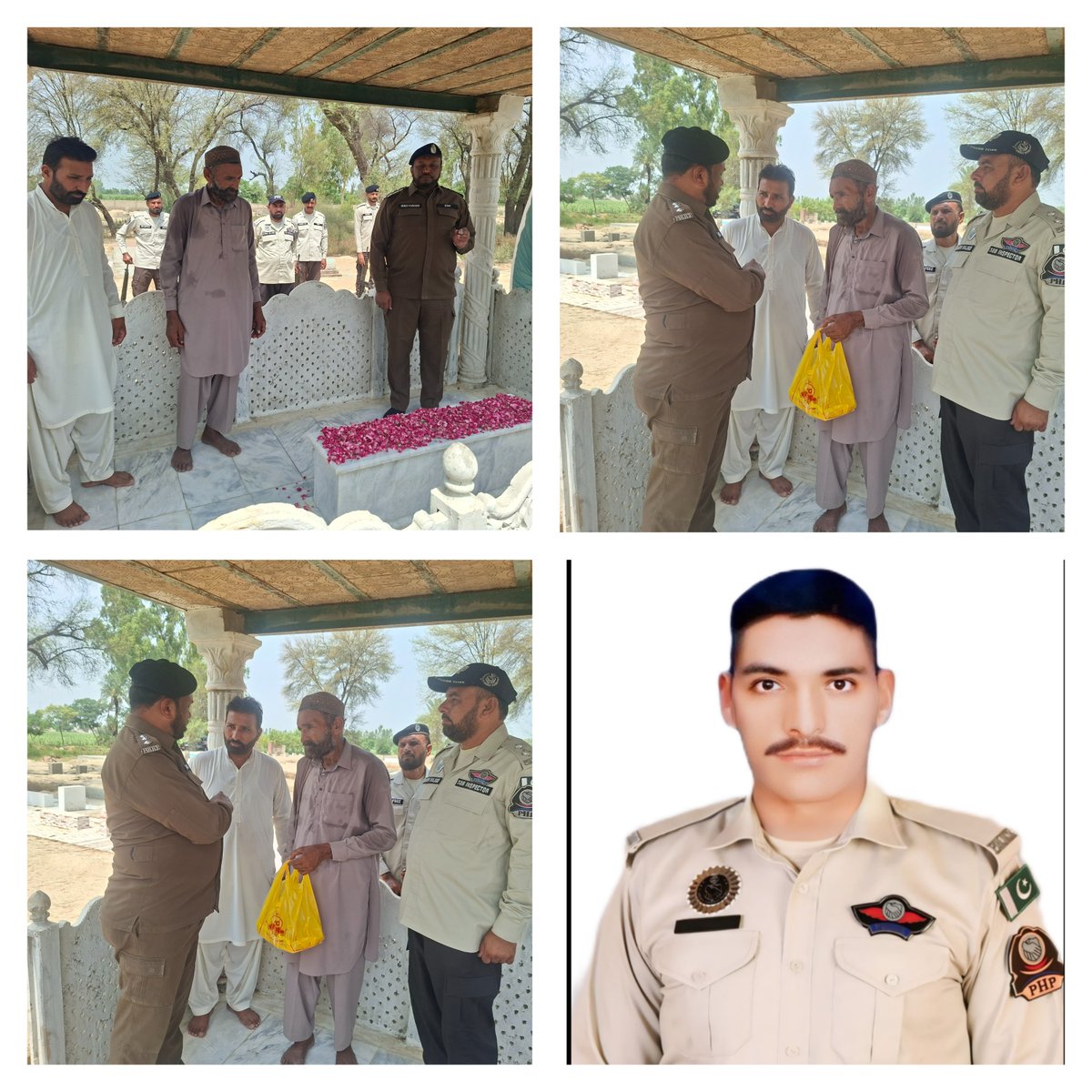 OfficialDPRPP's tweet photo. ملک و قوم کی خاطر اپنی جانیں قربان کرنے والے دھرتی کے عظیم سپوتوں کو آئی جی پنجاب عبدالکریم کے احکامات کی روشنی میں خراج عقیدت پیش کرنے کا سلسلہ جاری۔ ضلع لاہور اور پنجاب ہوئی وے پٹرول پولیس کی آج کے دن شہادت پانے والے عظیم شہداء کی قبور پر سلامی اور بلندئ درجات کیلئے دعا۔ 
شہدا پولیس ہمارا فخر ہیں 
شہداء پولیس کی لازوال قربانی تاریخ کے صفحات میں ہمیشہ امر رہے گی۔ آئی جی پنجاب عبدالکریم
#PunjabPolice #OurMartyrs #Lahore #PHP
1/1