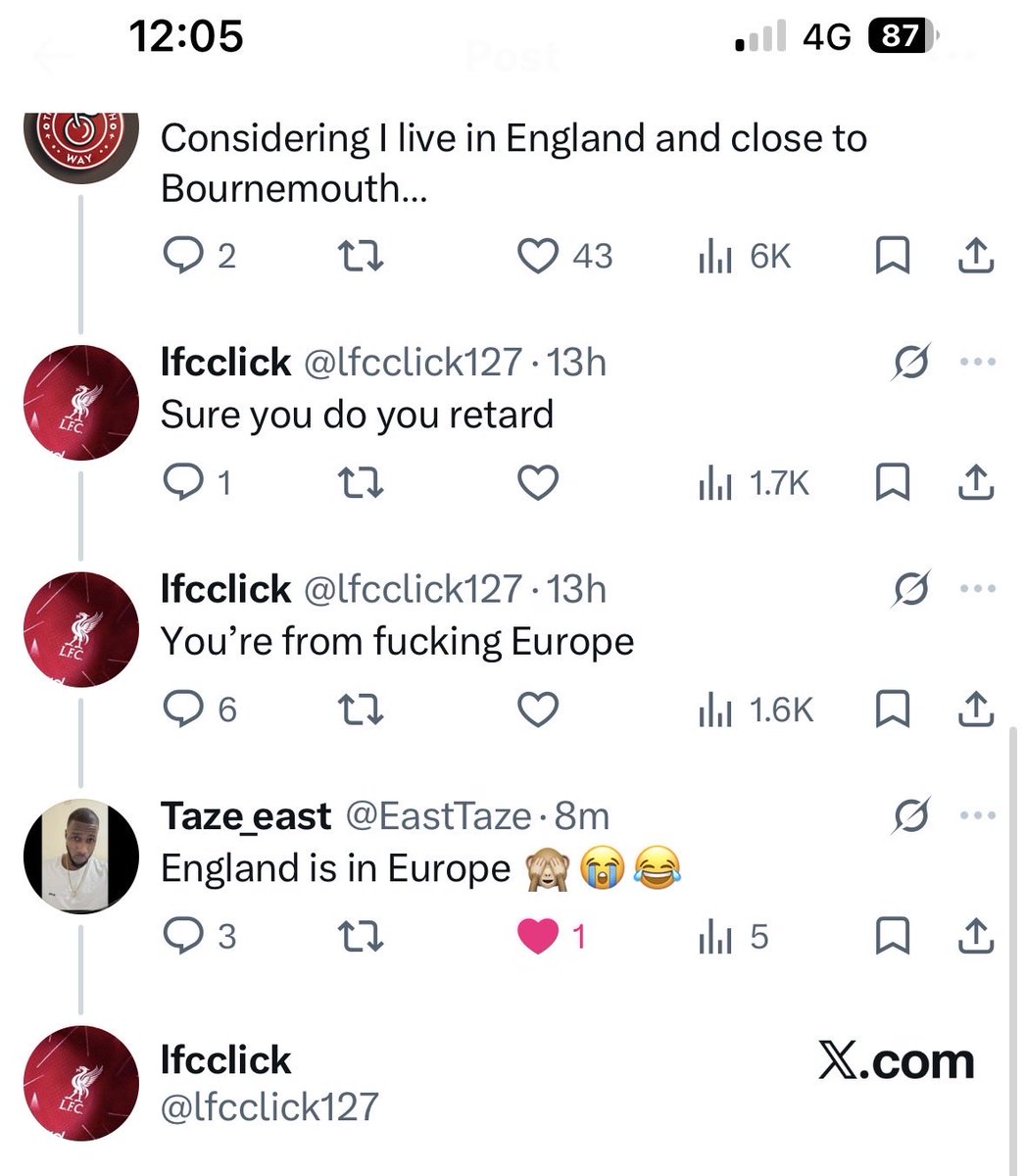 TheAfcbWay's tweet photo. @lfcclick127 @EastTaze Look at my time mate😂 https://t.co/8qHOvOVSWq