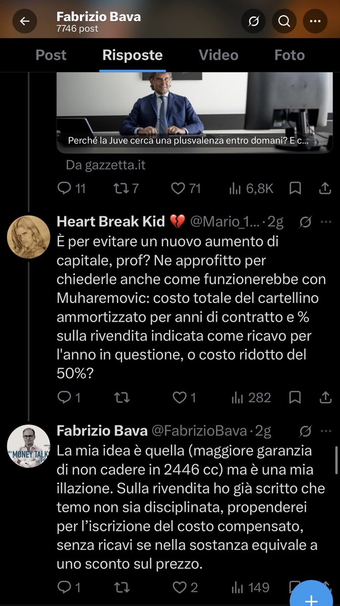 JohnWay51363412's tweet photo. @Juventus84bs @romeoagresti L’altro giorno
Leggevo questo di Fabrizio Bava, io non sono così sicuro che sia come dici tu, davvero https://t.co/0I88LFu2g2