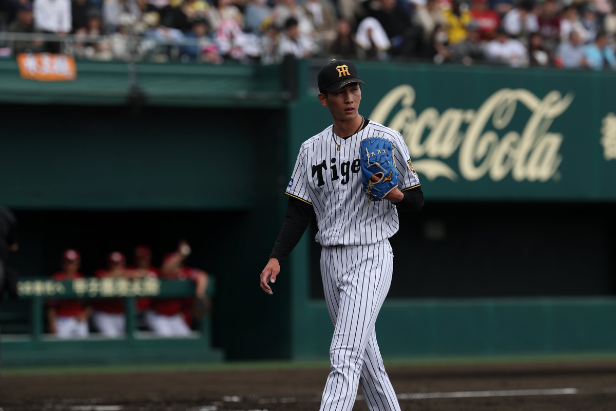 Tigers_farm's tweet photo. 今朝丸裕喜選手がプロ初登板！✨
3回2奪三振無失点の好投デビューとなりました！

#阪神タイガース
#今朝丸裕喜 選手
#熱覇 https://t.co/FANn9hytlI