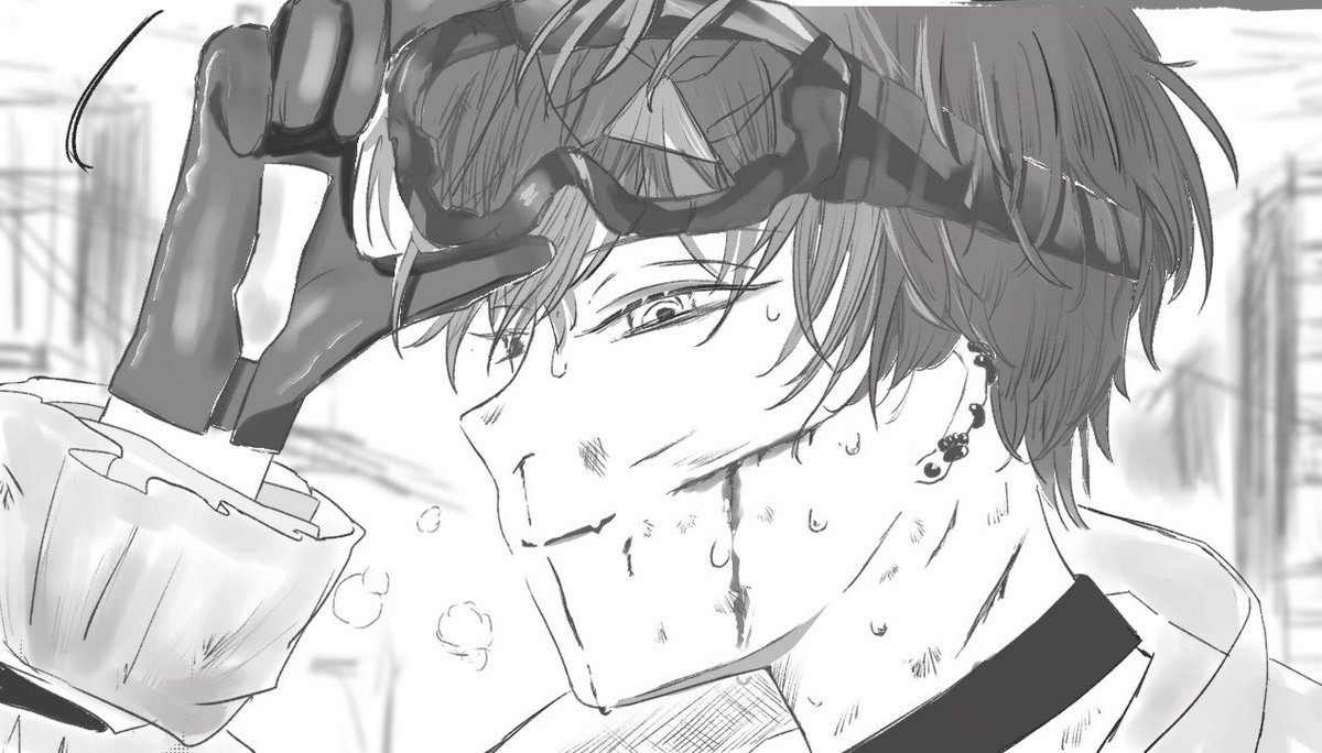 Mellow_50's tweet photo. ⚠︎怪我表現あり
ペン変えたら思った以上に描きやすくてにこにこ☺️ https://t.co/bhG3JrTtHH