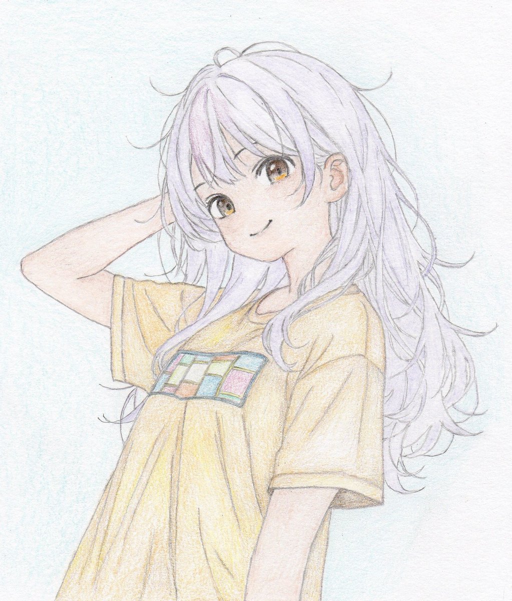 オリジナル色鉛筆画 Original colored pencil illustration #イラスト