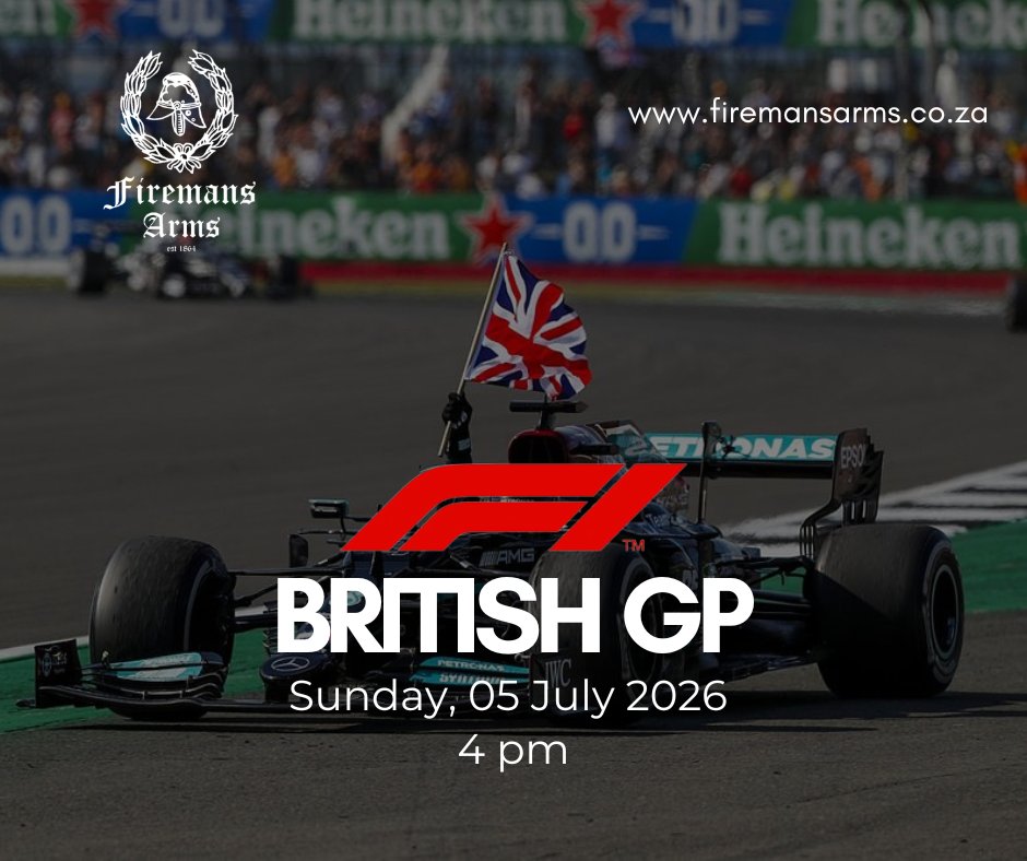 FiremansArmsCT's tweet photo. Catch all the action from the Silverstone Grand Prix LIVE this Sunday at Fireman's! The race starts at 4 pm.

Grab an ice-cold drink, enjoy great food, and soak up the atmosphere with fellow F1 fans.

Get in early to grab the best seat!

#BritishGP #SilverstoneGP #Formula1 #F1 https://t.co/jVxFh5SPJ2