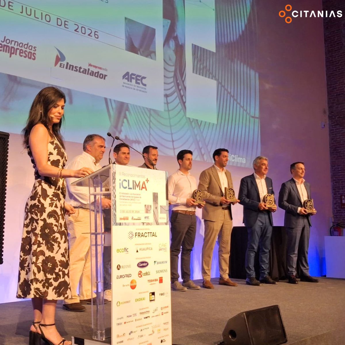 CITANIAS_'s tweet photo. 🏆 ¡Ganamos el iClima 2026 al Mejor Proyecto de Infraestructuras Críticas!

Un reconocimiento otorgado por El Instalador y @AFEC al proyecto desarrollado por @CITANIAS_  para @astursalud .

#CITANIAS #LaConstructoraDeModa🧡 https://t.co/EPa1uyhx1e