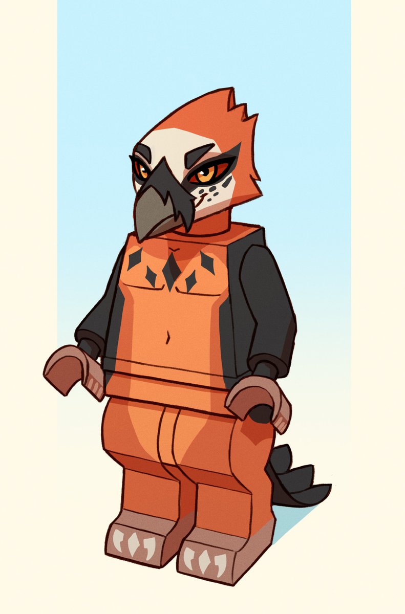 Phenelia's tweet photo. Someone wanted their bird as a lego after seeing mine
That was a pretty fun comm x) https://t.co/1fcZReotSc