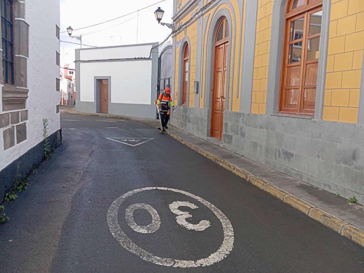 LimpiezaLPGC's tweet photo. LIMPIEZAS ESPECIALES
Actuaciones especiales de limpieza, desbrozado de hierbas (manual y mecanizado), retirada de vertidos ilegales de #trastos, #escombros y #poda y desinfección en San Lorenzo. 2ª actuación. https://t.co/7XVuOa7JH4