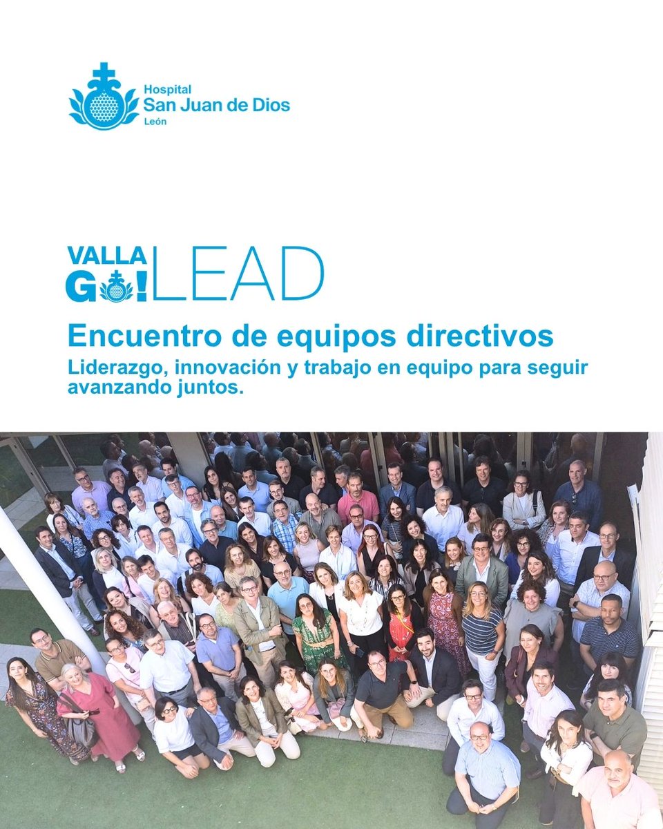 hsjdleon's tweet photo. Los equipos directivos de la Unidad Territorial III de San Juan de Dios se han reunido en Valladolid para compartir experiencias, impulsar el liderazgo colaborativo y seguir avanzando hacia una atención cada vez más humana e innovadora. #SanJuanDeDios https://t.co/I3OijcruOo