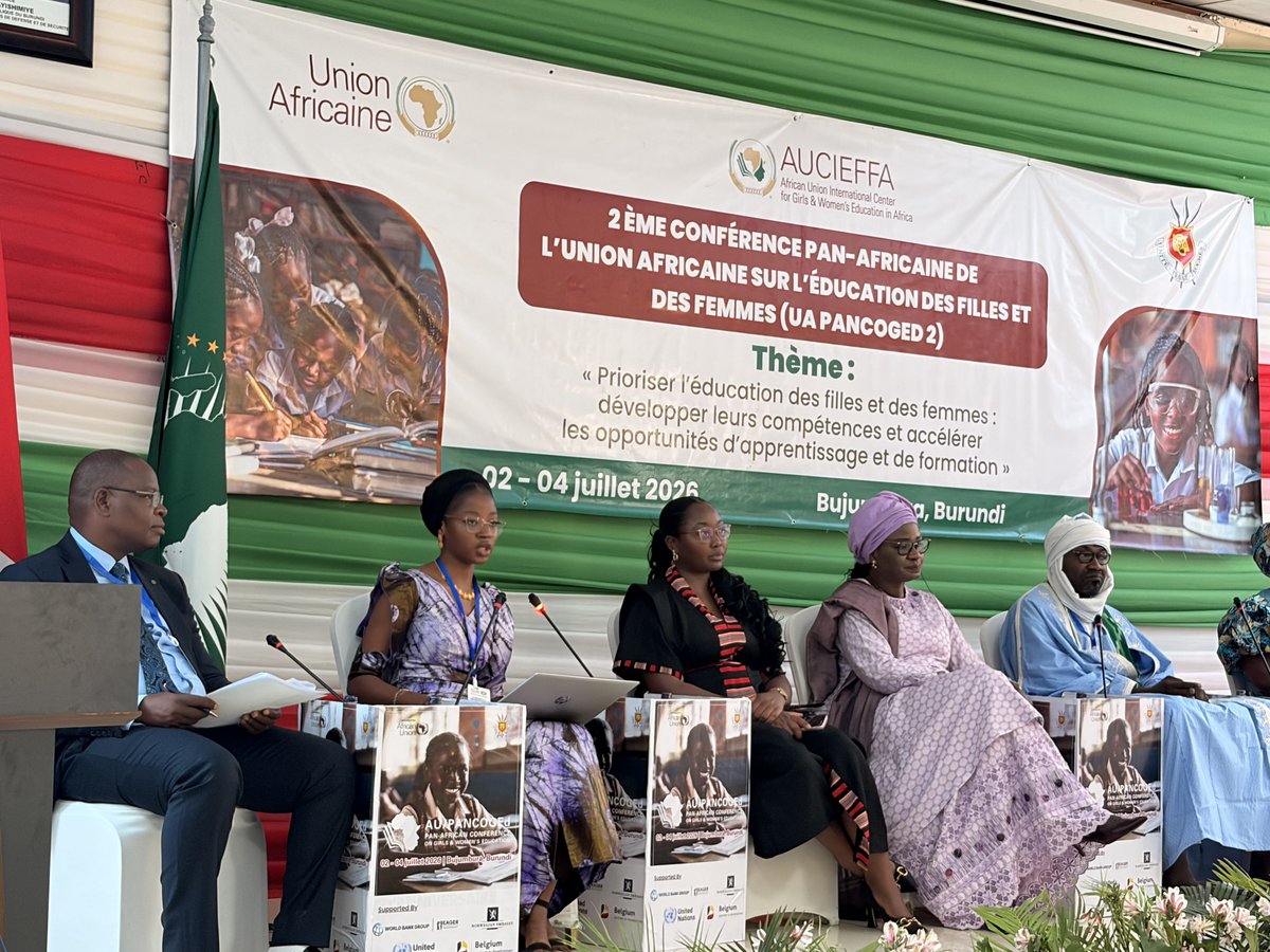 AGCCIAfrica_1's tweet photo. Digital skills are not optional. They are central to girls’ education, employment and leadership.
At #PANCOGEd2, #AGCCI voices reinforced the need to invest in girls’ access to technology, entrepreneurship and future-ready skills.
#AfricaEducatesHer https://t.co/gPJhCAomXF