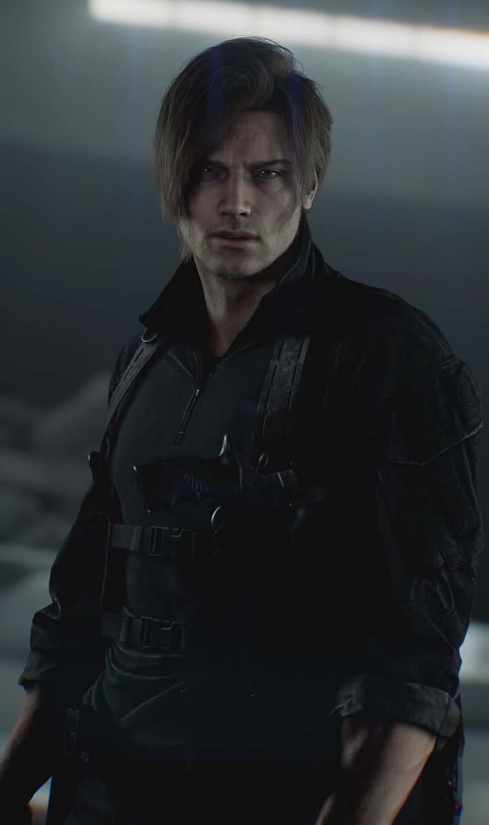 Elart_E's tweet photo. Leon Kennedy Of course https://t.co/fKpgaCLkit