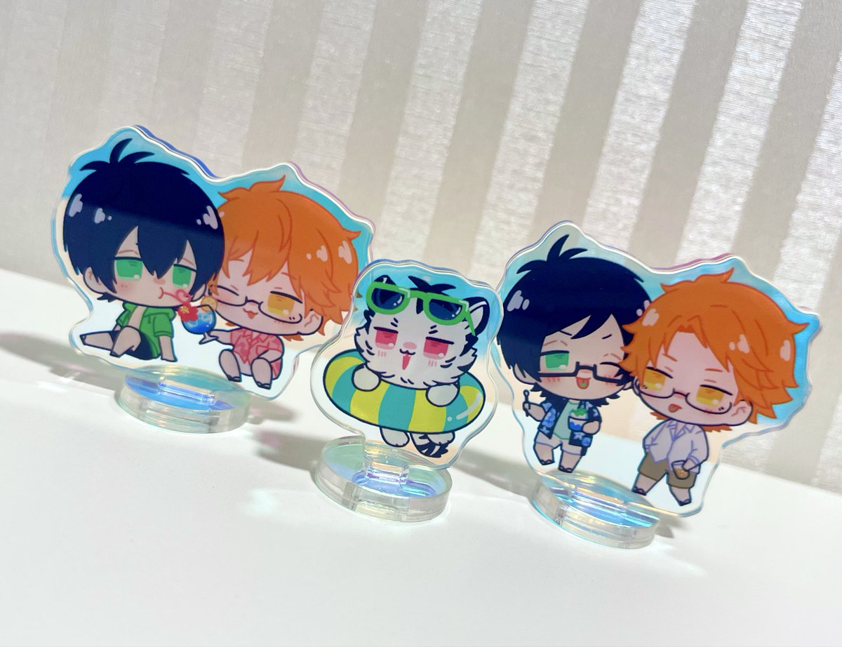 p_pp_ppp_7's tweet photo. 🐯ﾁとカケタイとイケリュウのﾁｯﾁｪアクスタ届きました❣️オーロラかわい〜 https://t.co/QbL9Jht12Z