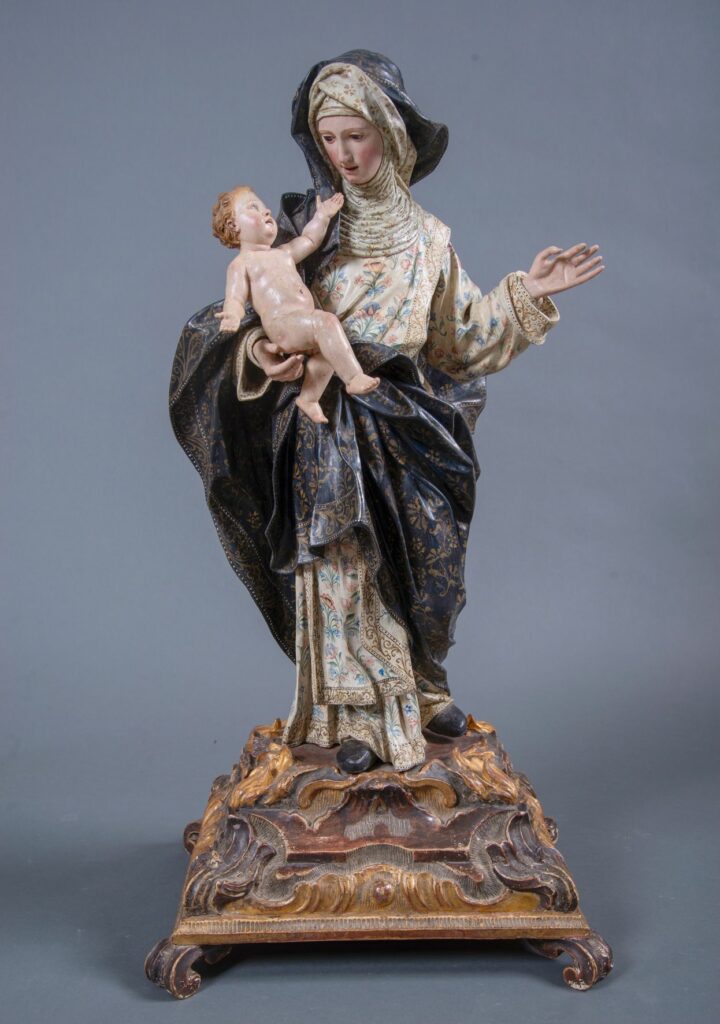 SUBASTASSEGRE's tweet photo. En julio de ese mismo 2024, el Estado se adjudicó en Fernando Durán, por los 19.000 euros de la salida, una Santa Rosa de Lima, de su mano, como quedó reflejado en @ArsMagazine: 
https://t.co/ZUV4x2oohx https://t.co/hLvIArEzeU