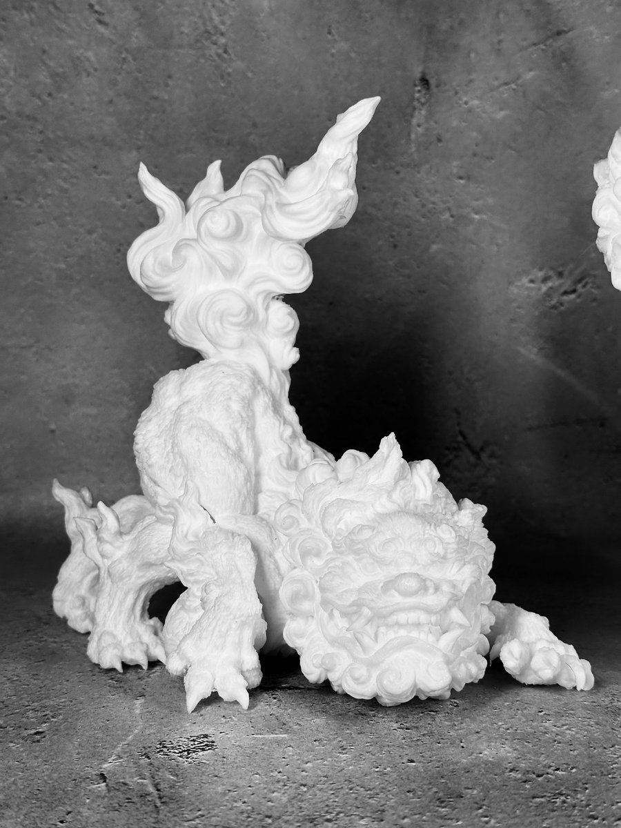 造形戯画』 第四弾 獅子狛犬・阿X吽 未組立未彩色キット版 届きました