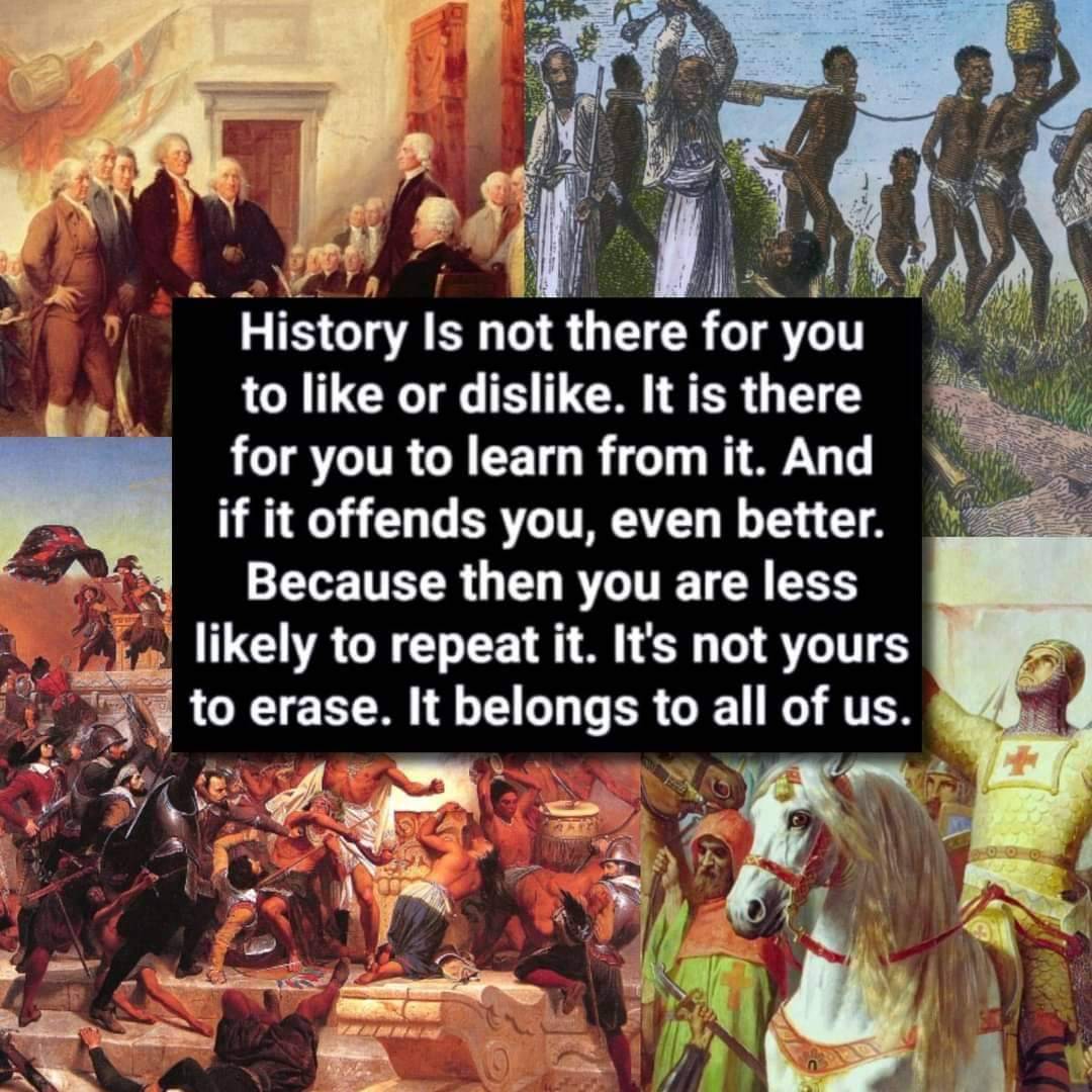 BlkHistStudies's tweet photo. History Matters! #criticalthinking #triggerwarnings https://t.co/6CyyCXkHpy